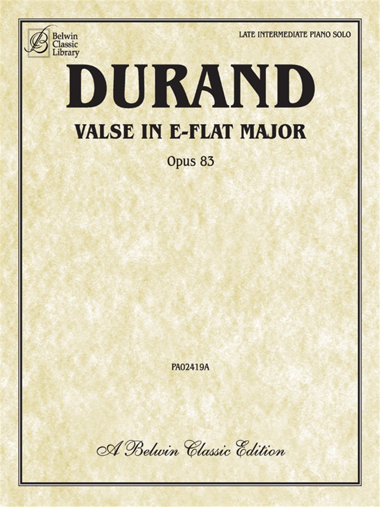Valse in E-Flat, Op. 83